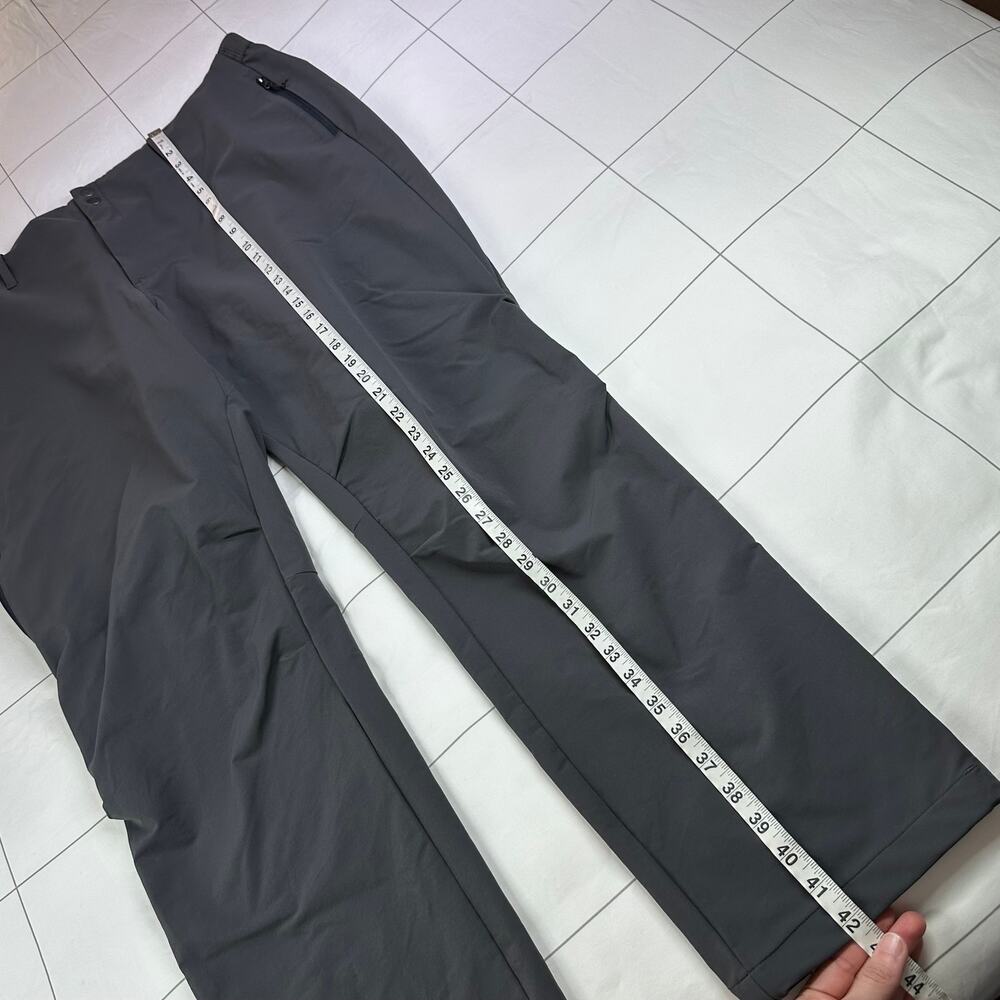 REI Co-op Pants Mens 2XL Gray Technical Hiking Cargo Zipper Pockets 176644 Camp - Picture 12 of 13